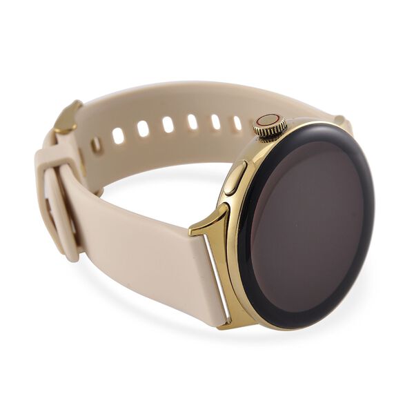 LA99 Smartwatch 3-in-1 Set mit AMOLED Display, Bluetooth-Anrufen, GPS und Gesundheits-Tracking, wasserdicht, CE- und ROHS-zertifiziert, 3,63cm, Gold image number 4