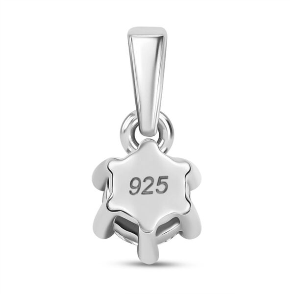 Moissanit Anhänger 925 Silber rhodiniert ca. 0.23 ct image number 5