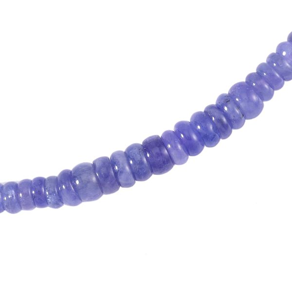 Tansanit Perlen Halskette, 45cm - 143 ct. image number 3