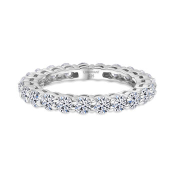 LUXURIANT DIAMOND - Lab Grown Diamant SI-GH SGL zertifiziert Ring 925 Silber rhodiniert (Gr&ouml;&szlig;e 18.00) ca. 2.00 ct