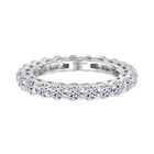LUXURIANT DIAMOND - Lab Grown Diamant SI-GH SGL zertifiziert Ring 925 Silber rhodiniert (Größe 18.00) ca. 2.00 ct