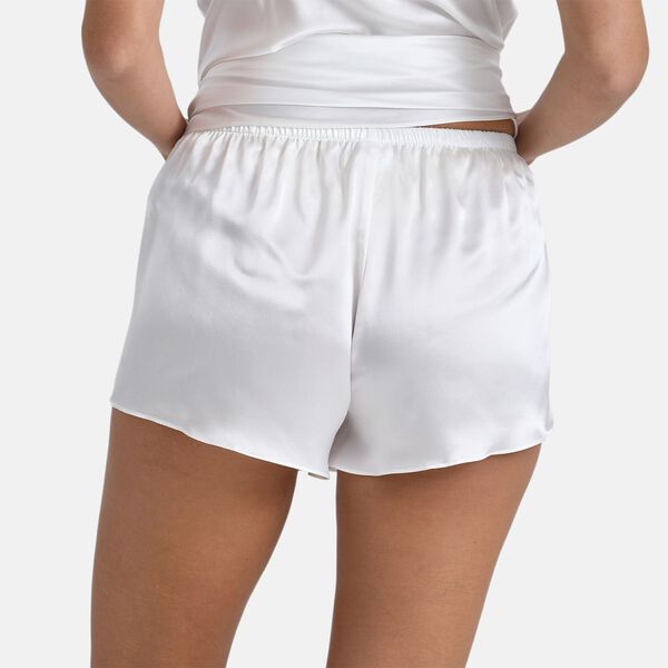 LA MAREY Seidenshorts aus Maulbeerseide, Elfenbeinfarben, L image number 2