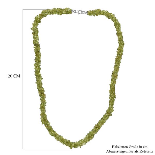 Natürliche Peridot Halskette, 50 cm - 235 ct. image number 5