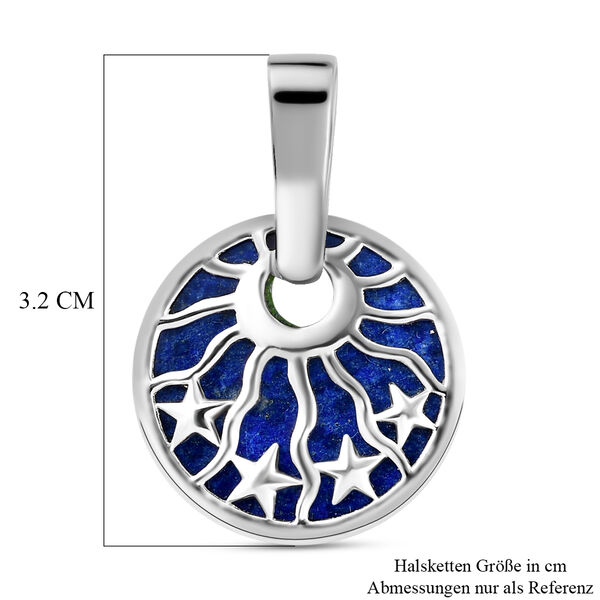 Lapislazuli Anhänger, reines Messing ca. 13,31 ct image number 6