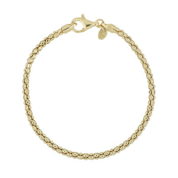 LA BELLA feinstes handgefertigtes Italienisches 925 Silber vergoldet Armband ca. 19 cm ca. 3,82g