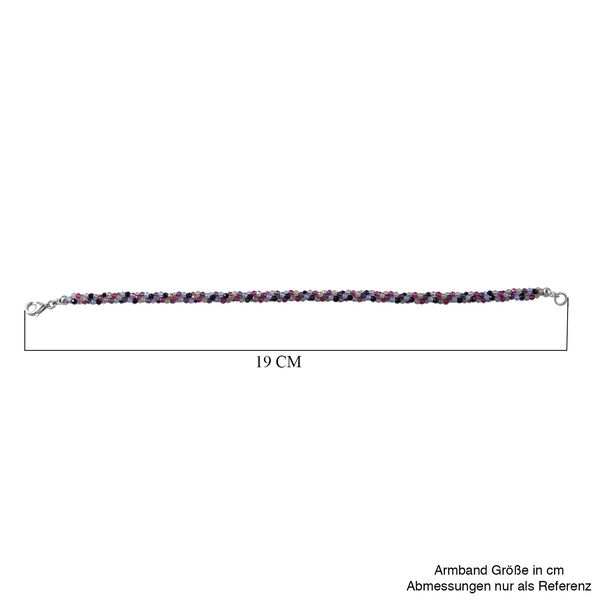 Multi-Edelstein-Armband, 19 cm - 30 ct. image number 3