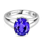 RHAPSODY - AAAA Tansanit Ring 950 Platin (Größe 19.00) ca. 3.85 ct