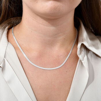 Italienische Garibaldi-Halskette in Silber