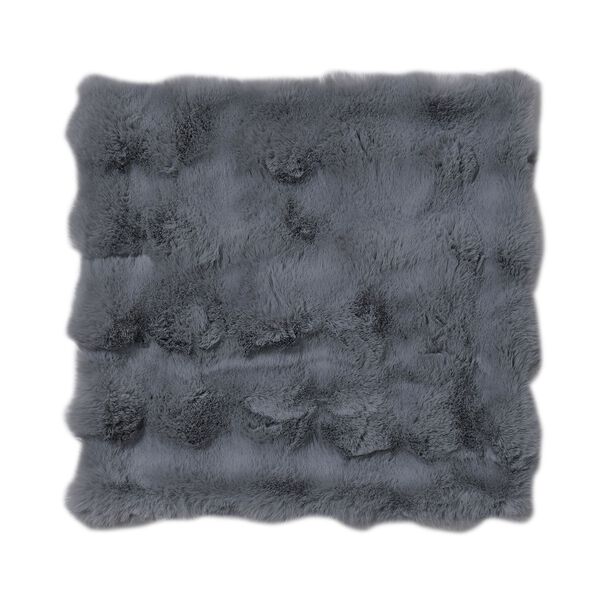 2-tlg. Zierkissenbez&uuml;ge, 60x60 cm und 45x45 cm, dunkelgrau image number 2