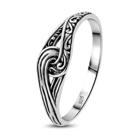 Royal Bali Kollektion - Ring (Größe 21.00) 925 Silber ca. 2,25g