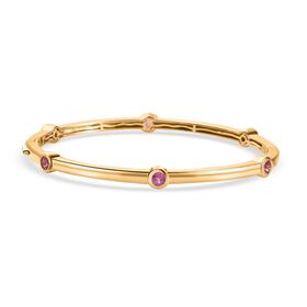 Ilakaka Rosa Saphir-Armreif, 19 cm - 2,33 ct.