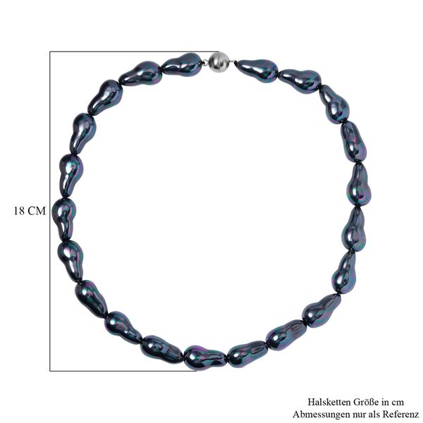 Tahiti Muschelkernperle Halskette, 50cm image number 5