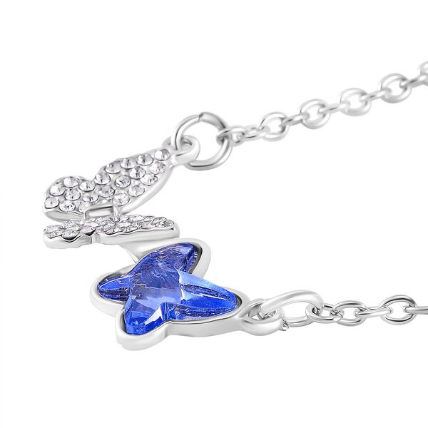 Lila Kristall Schmuckset Eisen, Legierung, Legierung Std Gelb image number 6