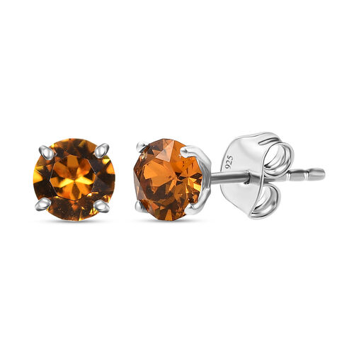 J Francis J Francis gefertigt mit SWAROVSKI Topas Swarovski Kristall Ohrringe 925 Silber platiniert 0.92 ct image number 0