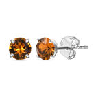 J Francis J Francis gefertigt mit SWAROVSKI Topas Swarovski Kristall Ohrringe 925 Silber platiniert 0.92 ct