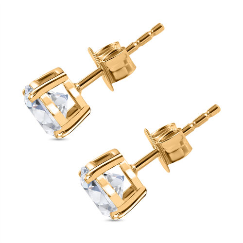 LUXURIANT DIAMOND- VS-GH Labor Diamant Ohrringe in 585 Gelbgold - 1 ct. image number 5