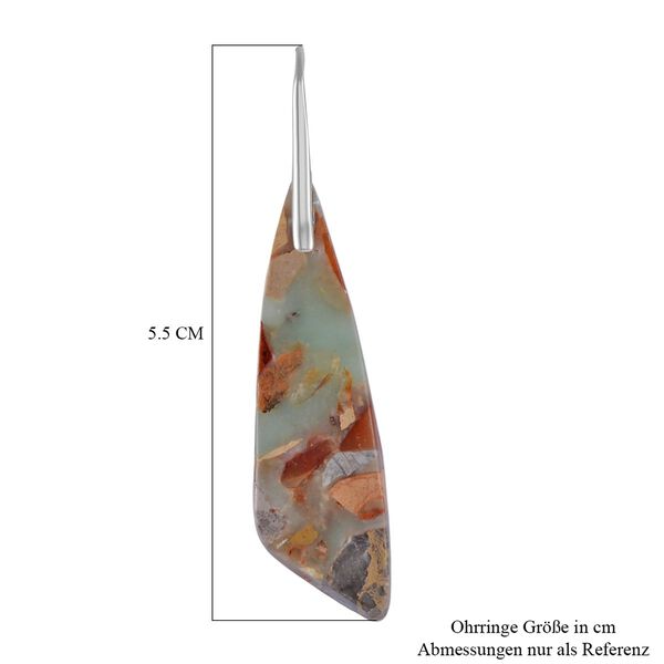 Imperial Jaspis Ohrringe ca. 27 ct. image number 6