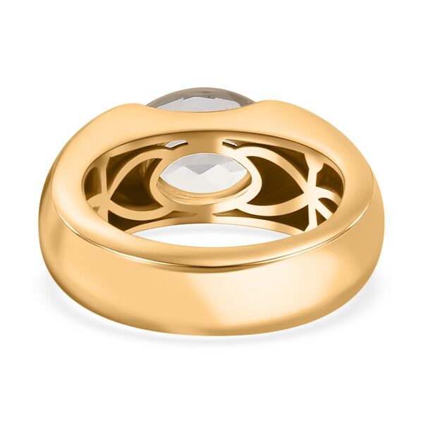 Prasiolith Ring Messing,  (Gr&ouml;&szlig;e 21.00) ca. 2.16 ct image number 6