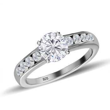 Moissanit Ring - 1,29 ct.