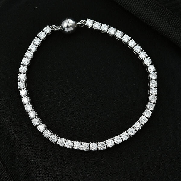 D'Joy Moissanit 19cm Armband und 45cm Halskette image number 3