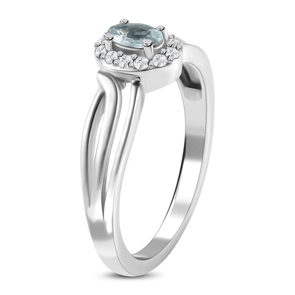 Alexandrit und weißer Zirkon-Ring - 0,34 ct. image number 5