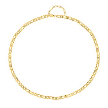 Figarokette, ca. 50 cm, 316L Edelstahl , ca. 27,50g, goldfarben