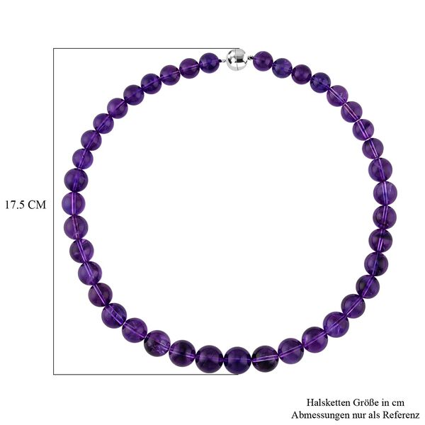 AAA afrikanische Amethyst-Halskette, 50 cm - 466,50 ct. image number 5