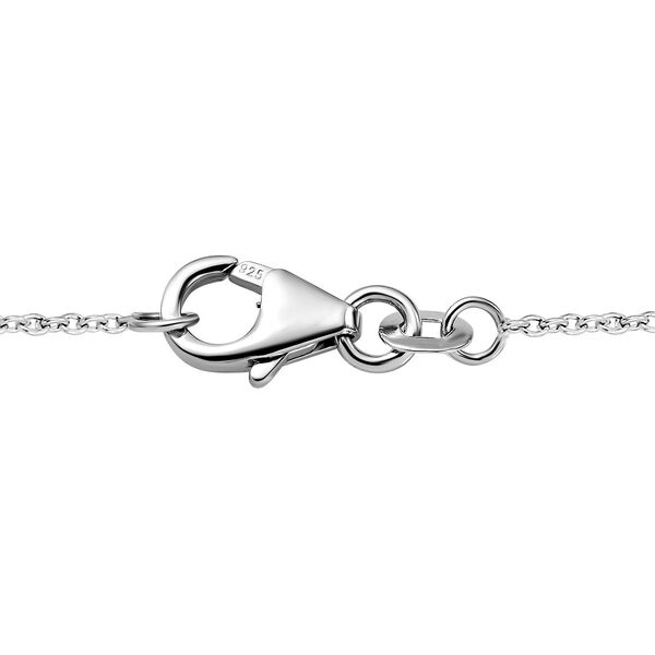 London Blau Topas Collier, ca. 45 cm, 925 Silber platiniert ca. 9.18 ct image number 5