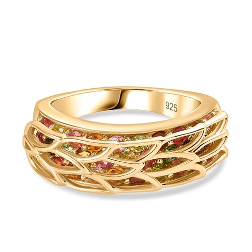 AA mehrfarbiger Turmalin-Ring - 1,58 ct. image number 0