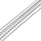 Simulierte Diamant-Halskette in Silberton image number 3
