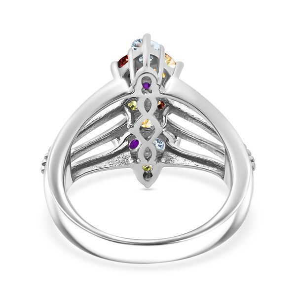 mehrfarbig Ring Messing (Gr&ouml;&szlig;e 17.00) ca. 1.26 ct image number 5