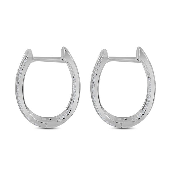 LUSTRO STELLA Zirkonia Inside-Out-Creolen - 4,89 ct. image number 2