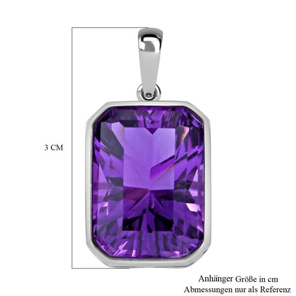 Afrikanischer Amethyst-Anhänger mit Kette - 15,76 ct. image number 4