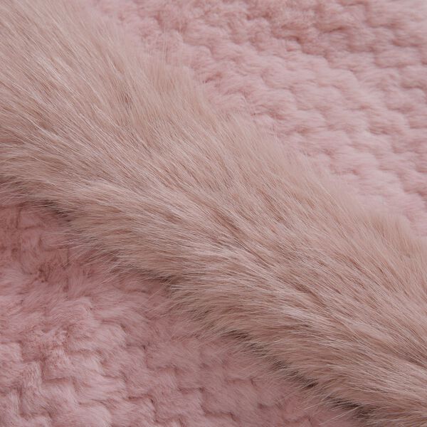 Plüsch Hut-und-Schal-Set, Winddicht und kuschelig, rosa image number 3