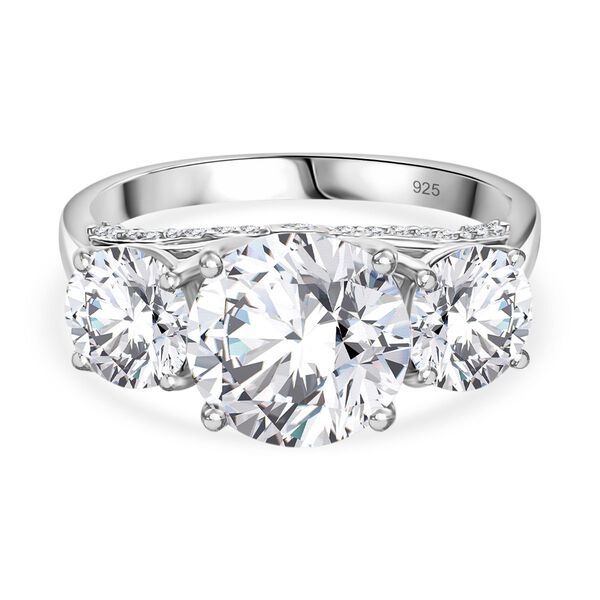 Moissanit Ring - 4,24 ct.