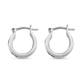 Afrikanische Rubin-Creolen - 1,28 ct.