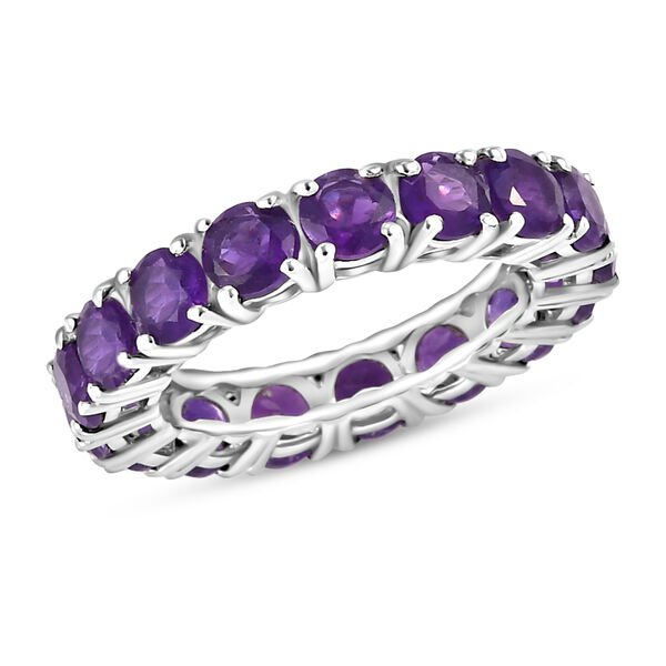Lusaka Amethyst-Ring, 925 Silber platiniert  ca. 4,38 ct image number 4