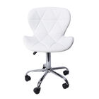 Büro-/ Schreibtischstuhl mit 360-Grad Drehfunktion und Höhenverstellung, Größe: 50x50x77 cm, Weiß image number 0