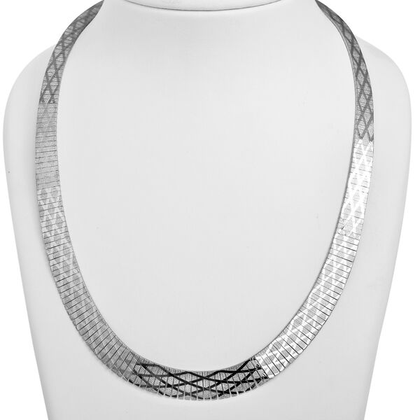 Fancy Cubetto Kleopatra Silber Halskette image number 3