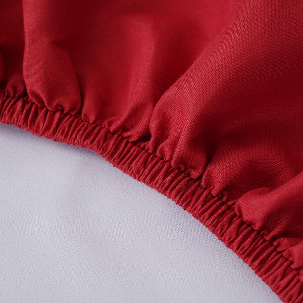 SERENITY NIGHT: 3er-Set, Quilt und 2 Kissenbez&uuml;ge, 240x260 und 2 mal 50x75 cm, Wei&szlig;-Rot image number 6