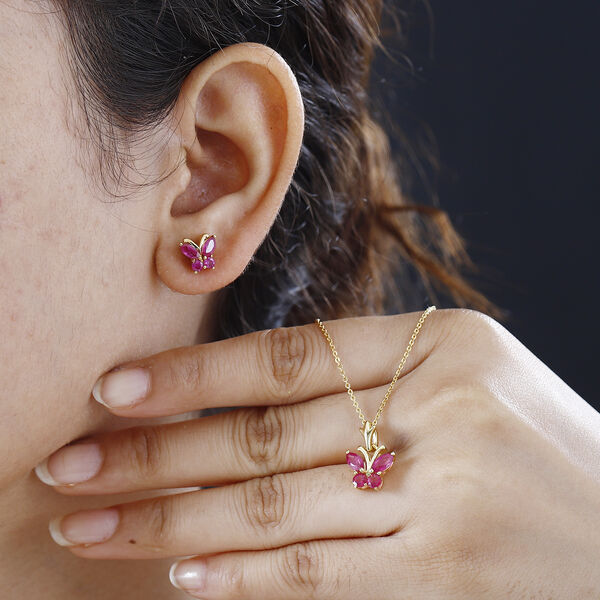 Afrikanisches Rubin-Schmuckset - 1,68 ct. image number 3