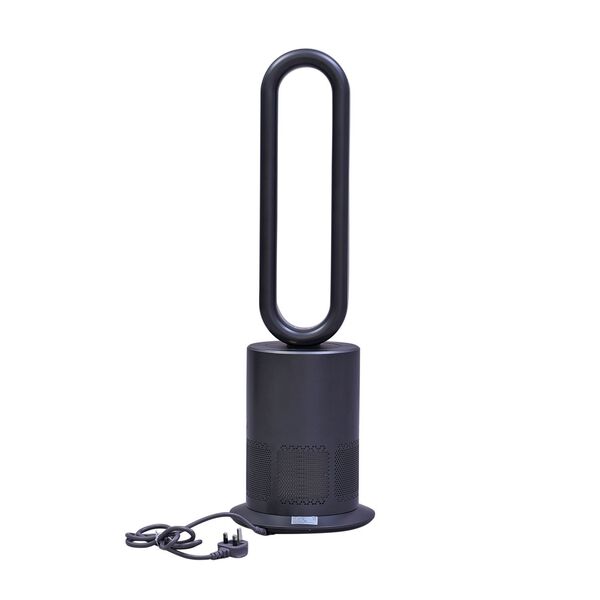 5 in 1 Luftdoktor: Luftreiniger/Heizung/Ventilator ohne Lüfterflügel mit HEPA-Filter, Grau und silber image number 8