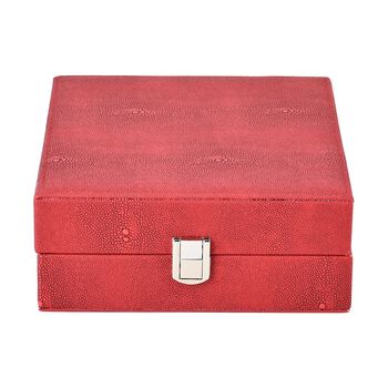 Ringbox mit Schloss, creme