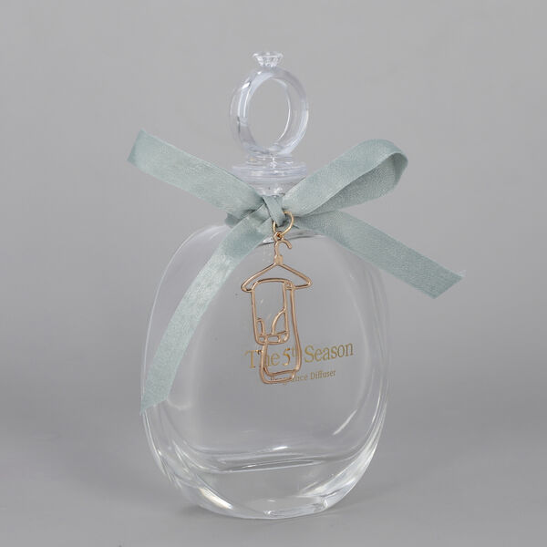 The 5th Season Parf&uuml;mflasche mit Aventurin Edelsteine, Gr&ouml;&szlig;e 9,5x3,5x14 cm, Gr&uuml;n, 100ml image number 2