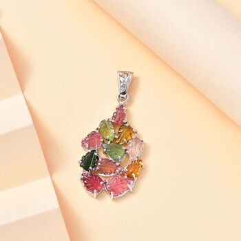 Mehrfarbiger Turmalin-Anh&auml;nger - 6,93 ct.