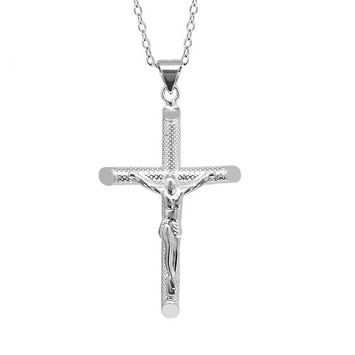 Kreuzanhänger mit Kette, 925 Silber ca. 3,00g image number 0
