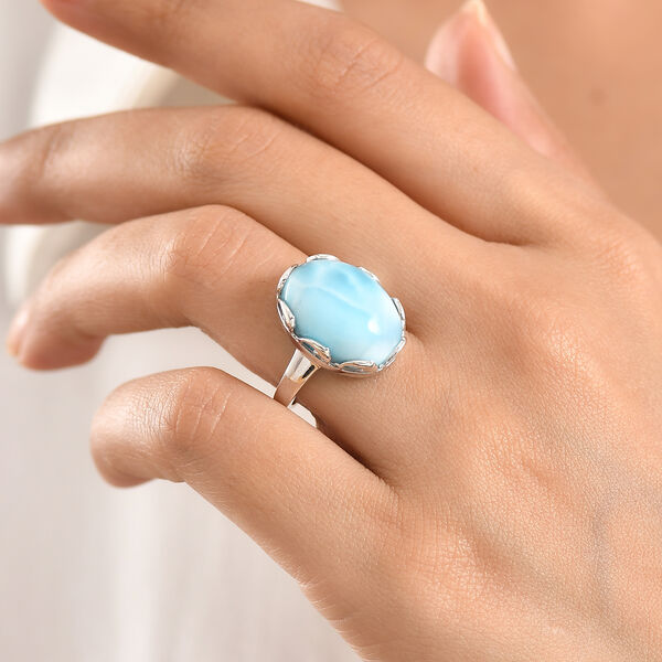 D'Joy Larimar Ring - 13,99 ct. image number 2