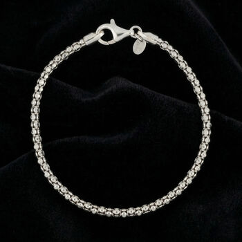 LA BELLA feinstes Coryana Armband, 925 Silber, ca. 19 cm ca. 3,80g