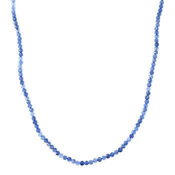 D'Joy Santamaria Aquamarin Halskette ca. Flexibles cm 925 Silber rhodiniert ca. 45,00 ct.