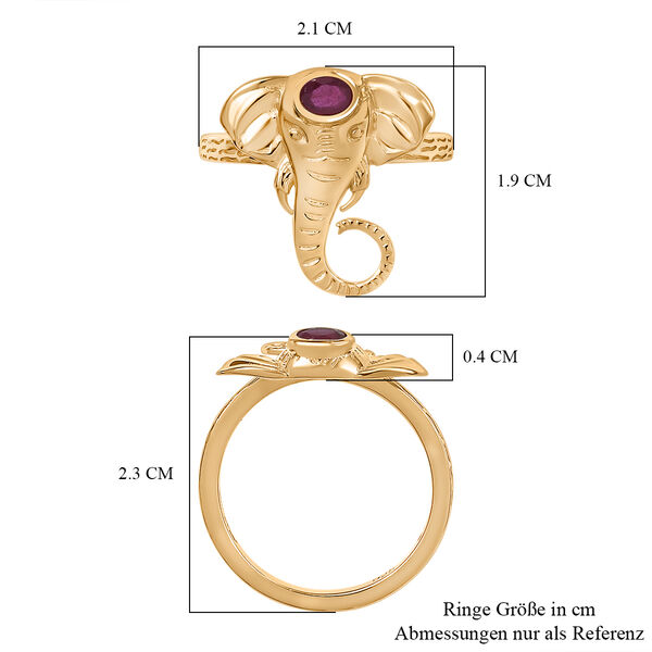 D'Joy AA Afrikanischer Rubin Ring - 0,18 ct. image number 7